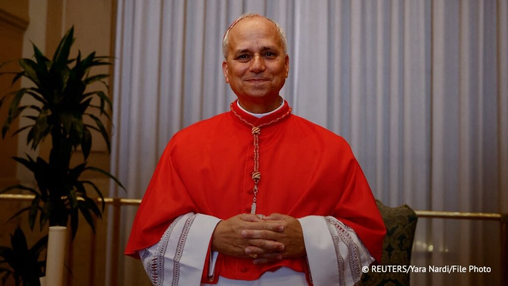 The new Pope has taken the name Leo XIV